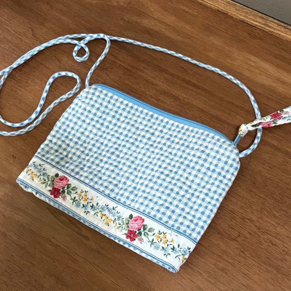 Vera Bradley “Gingham” 1985 Vintage Print Crossbody